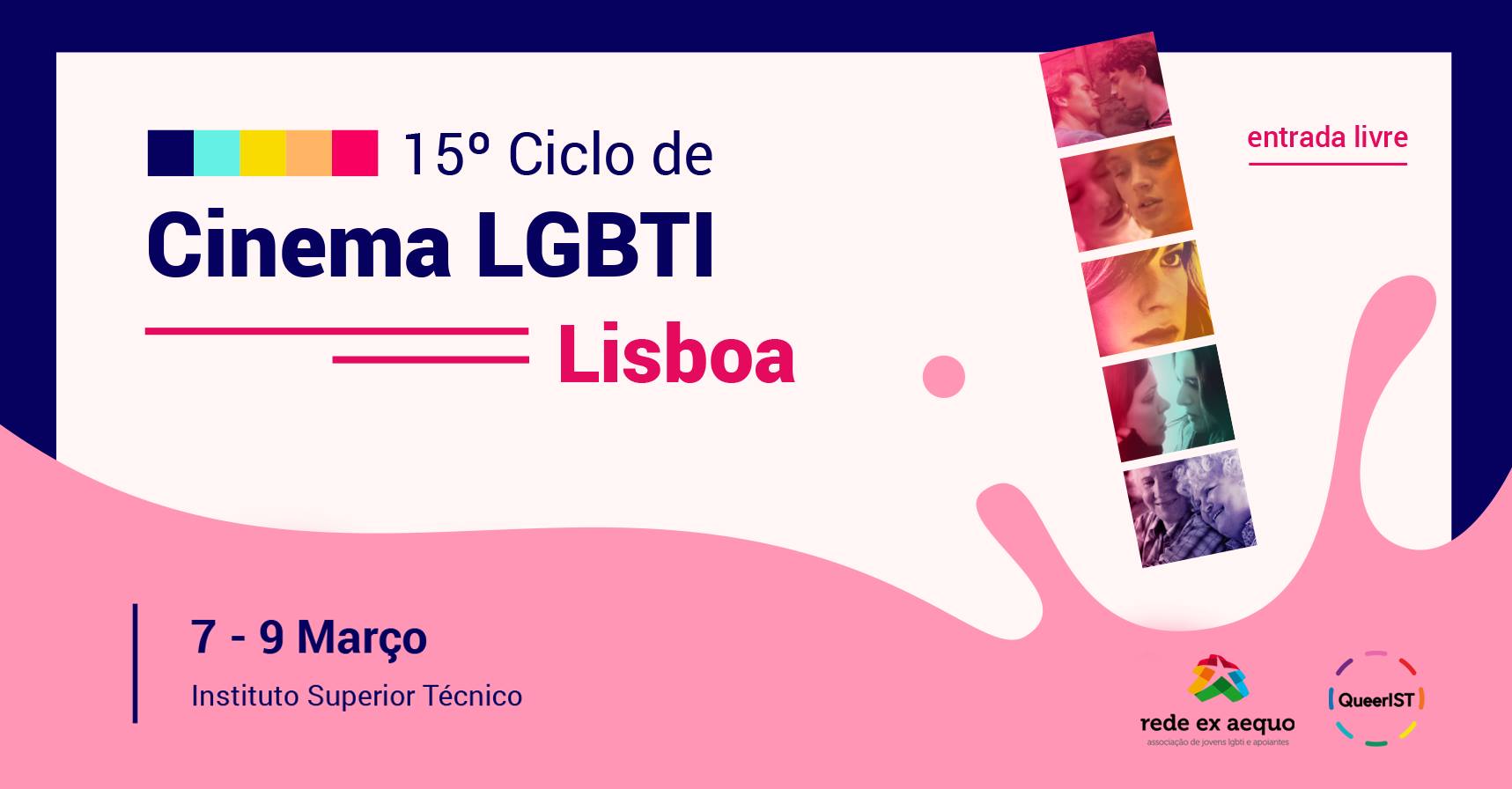 Thumbnail da capa do evento 15.º Ciclo de Cinema LGBTI+ em Lisboa