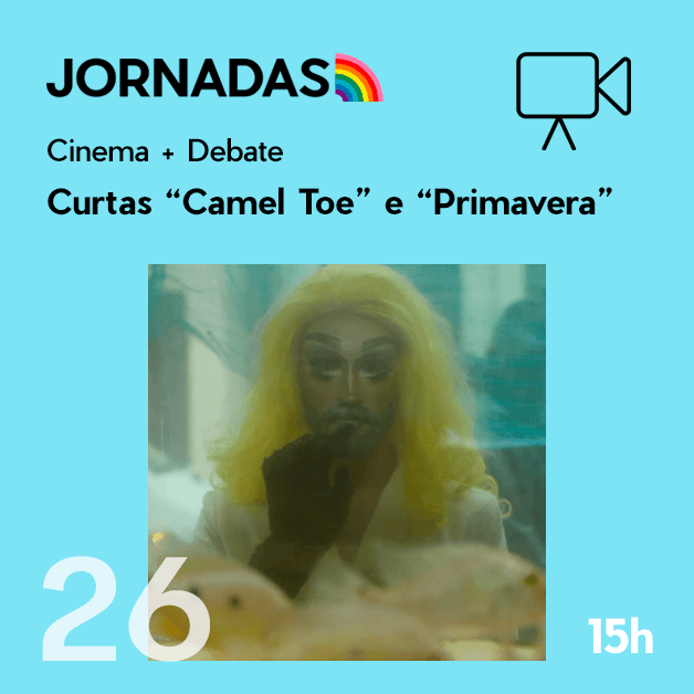 Thumbnail da capa do evento Curtas "Camel Toe" e "Primavera" + Debate