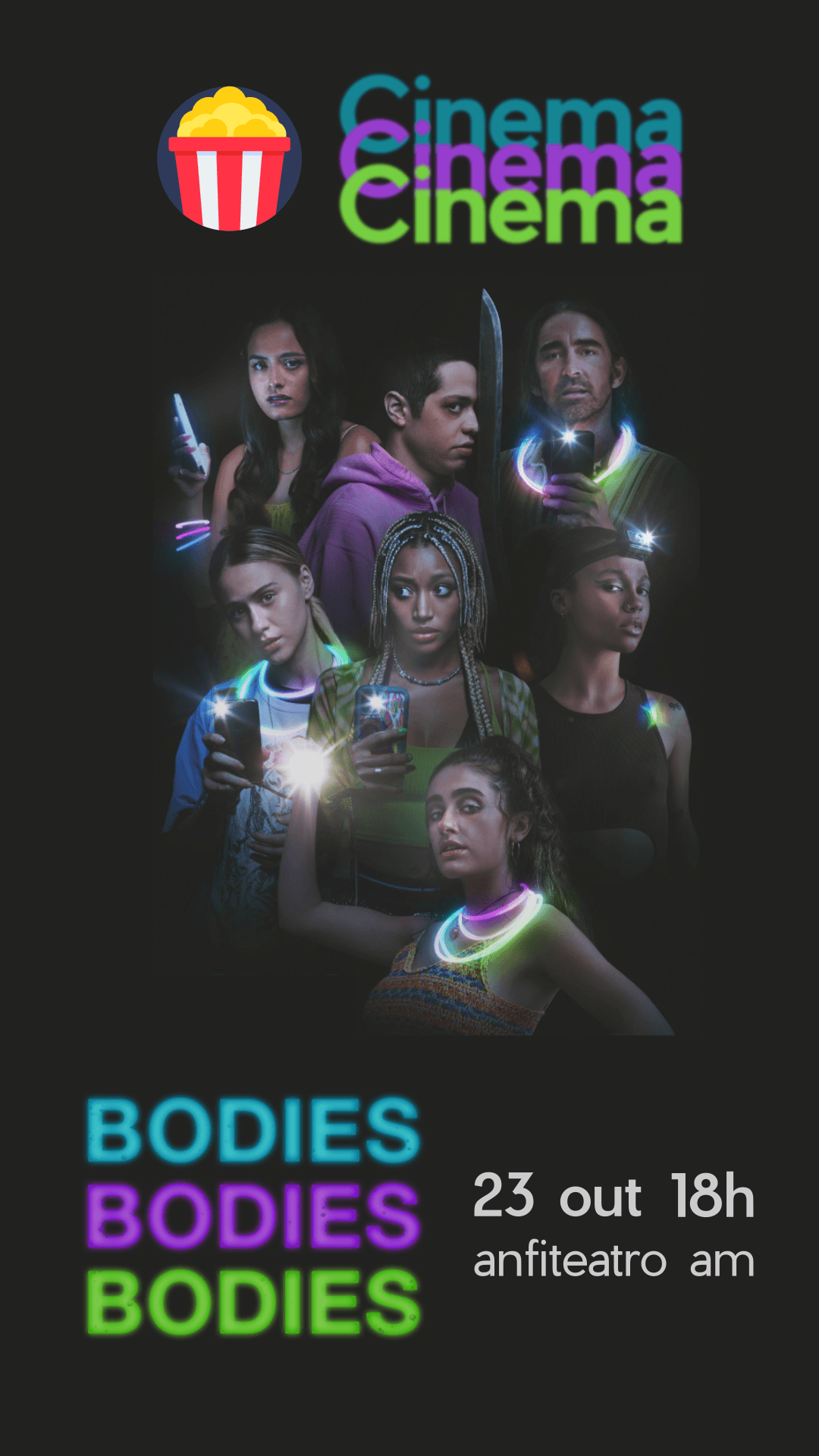 Thumbnail da capa do evento Bodies Bodies Bodies