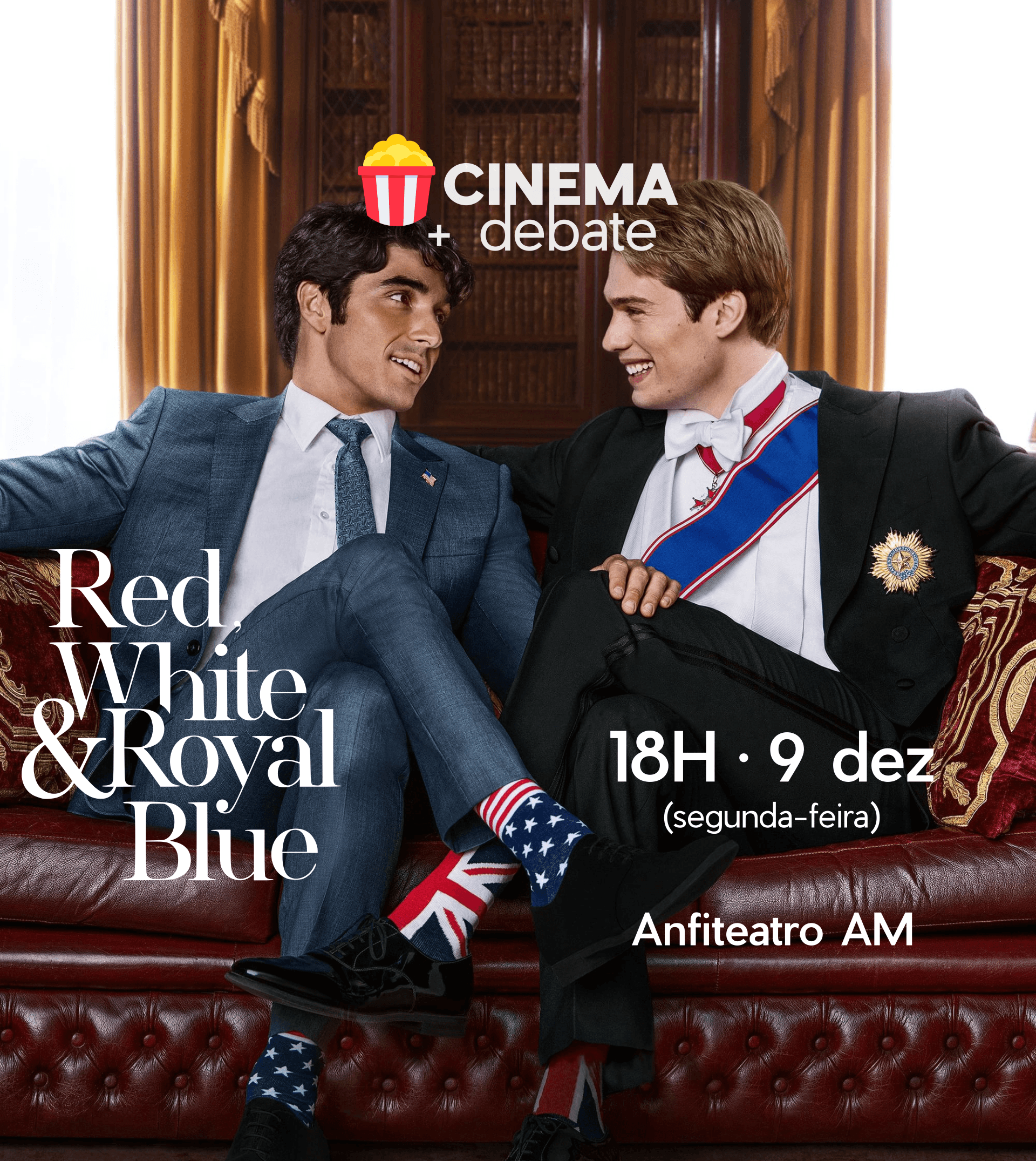 Thumbnail da capa do evento Red, White & Royal Blue