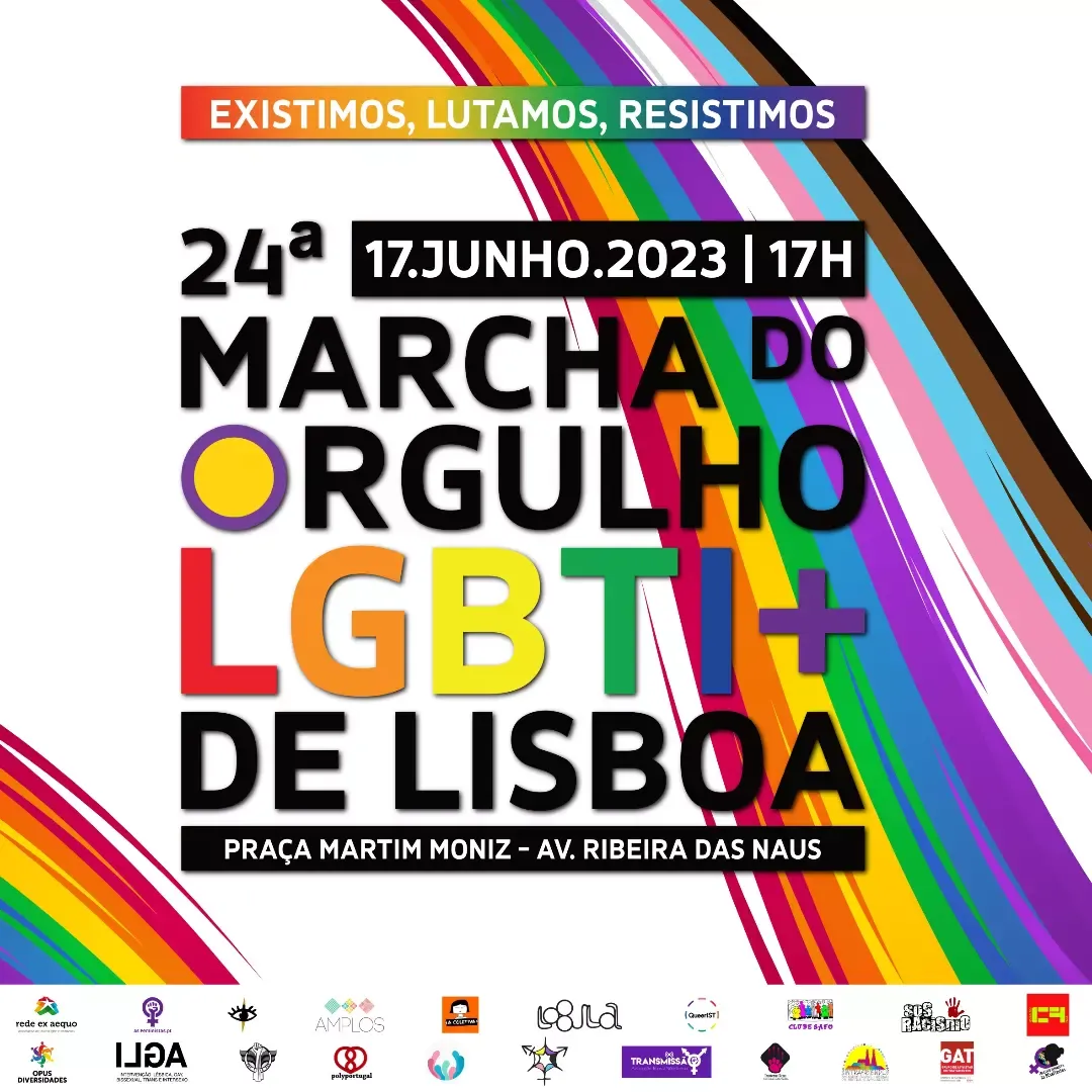 Cartaz da série de eventos Marcha do Orgulho LGBTI+ de Lisboa 2023, parte de Marcha do Orgulho LGBTI+ de Lisboa