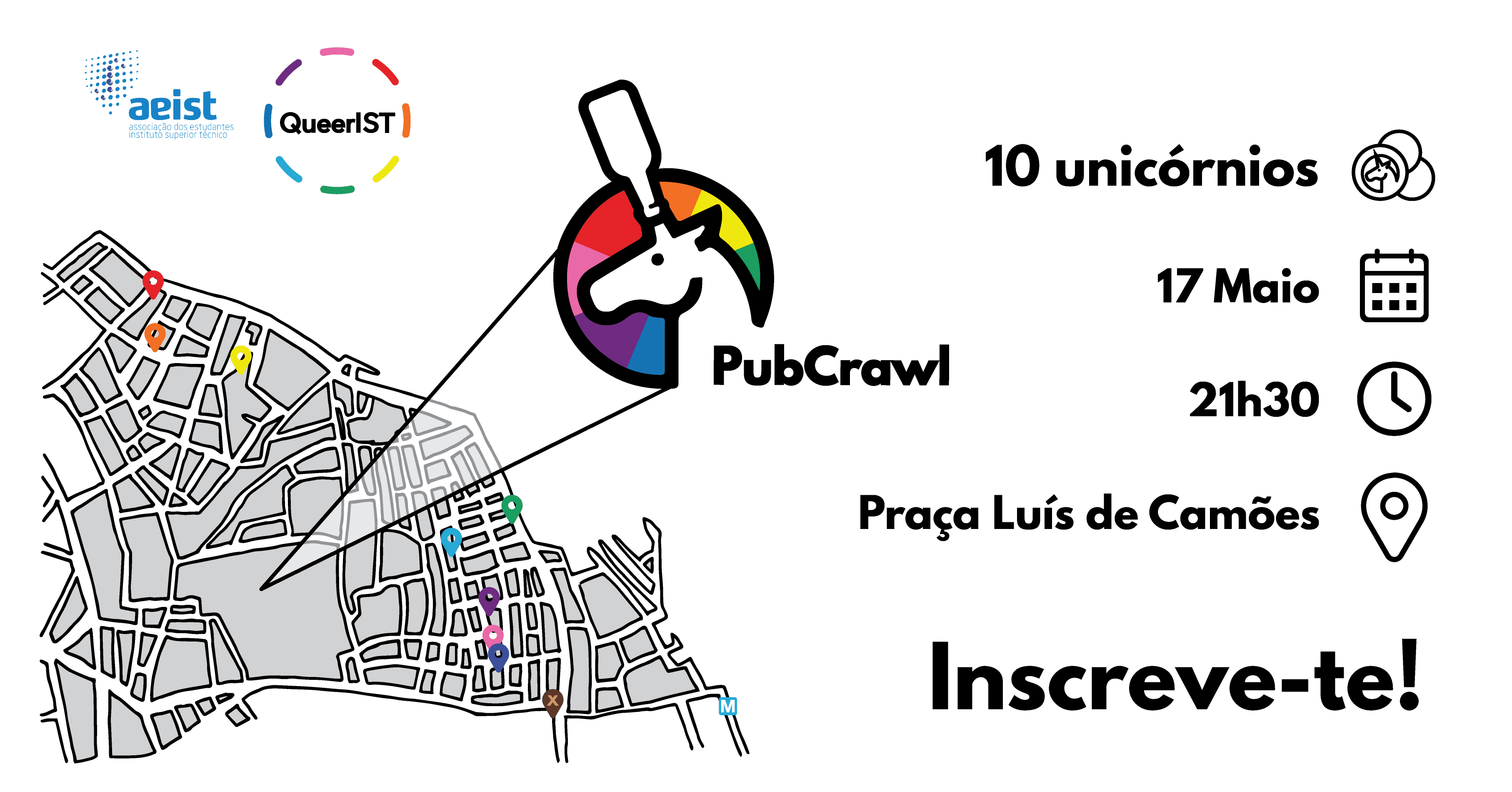 Thumbnail da capa do evento 1º PubCrawl