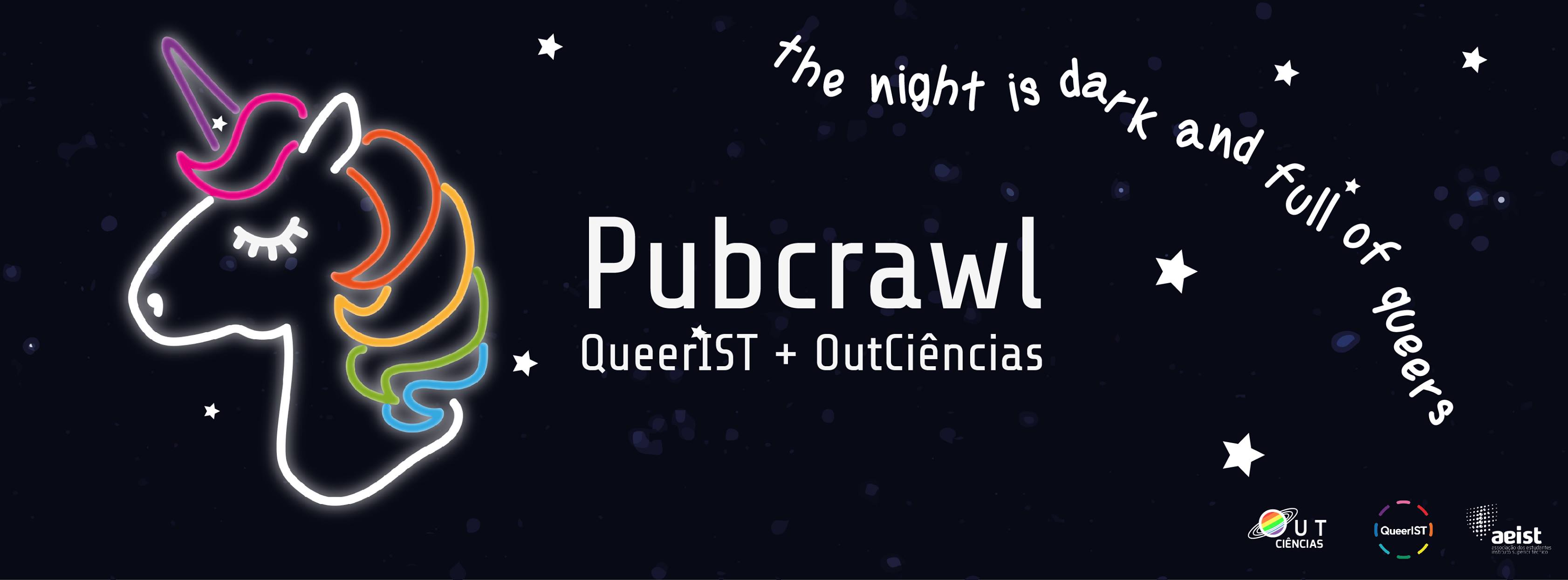 Thumbnail da capa do evento PubCrawl QueerIST + OutCiências