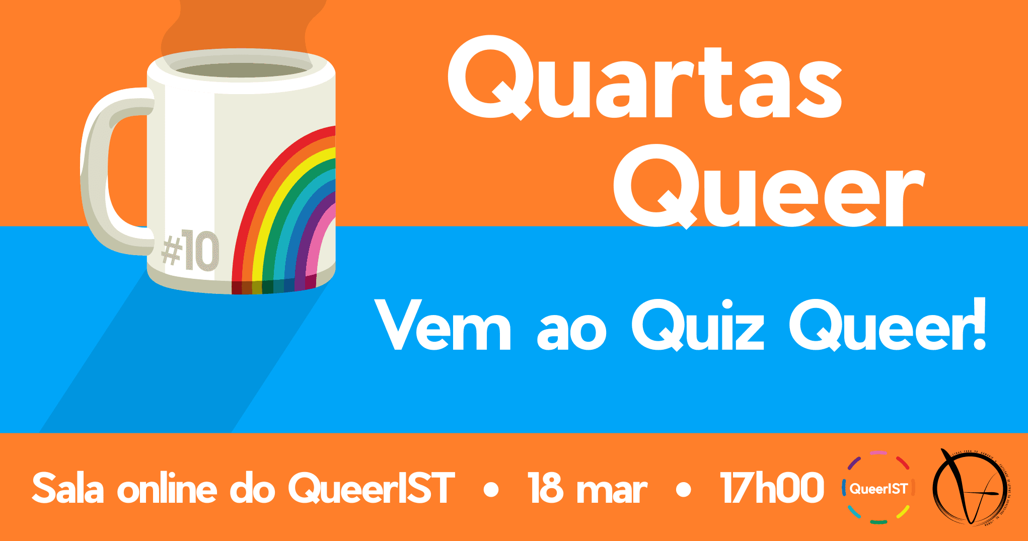 Thumbnail da capa do evento Vem ao Quiz Queer! #10