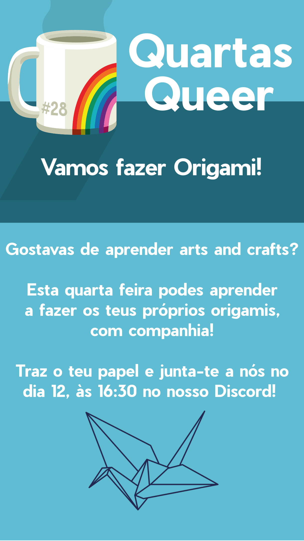 Thumbnail da capa do evento Vamos fazer Origami! #28