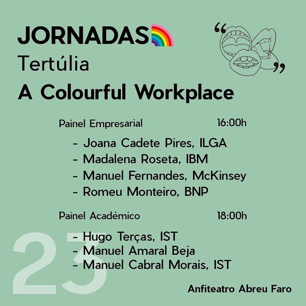 Thumbnail da capa do evento Tertúlia "A colourful workplace" (Painel Académico)